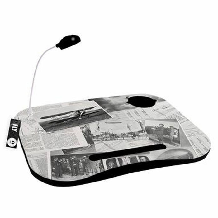 DKD Home Decor Bandeja LED PVC Aviación Blanco 48x38x7 cm DKD Home Decor Bandeja LED PVC Aviación Blanco 48x38x7 cm