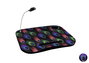 DKD Home Decor Bandeja LED Plumas Pavo Real Negro