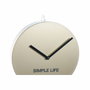 DKD Home Decor Reloj de Pared de Hierro con Péndulo Dorado