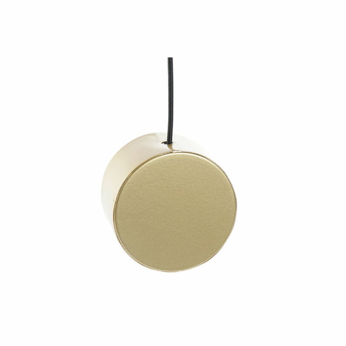 DKD Home Decor Reloj de Pared de Hierro con Péndulo Dorado