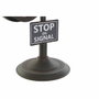 DKD Home Decor Reloj de Sobremesa Semáforo en Hierro y Cristal Negro