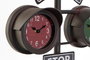 DKD Home Decor Reloj de Sobremesa Vintage Semaforo Negro 22 x 52 x 36 cm