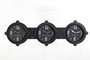 DKD Home Decor Reloj de Pared Vintage Negro Hierro y Cristal 6.5 x 18 x 58 cm