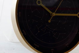 DKD Home Decor Reloj de Pared Moderno Negro y Azul de Aluminio 30 x 30 x 4 cm (2 Unidades)