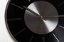DKD Home Decor Reloj de Pared Moderno Cobrizo Negro 4 x 30 x 30 cm (2 Unidades)