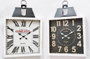 DKD Home Decor Reloj de Pared de Hierro y MDF, Pack de 2 Unidades, 60x6x89 cm