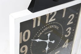 DKD Home Decor Reloj de Pared Tradicional Blanco Negro 60 x 89 x 6 cm (2 Unidades)