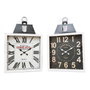 DKD Home Decor Reloj de Pared de Hierro y MDF, Pack de 2 Unidades, 60x6x89 cm