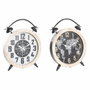 DKD Home Decor Reloj de Sobremesa Hierro y MDF Surtido de 2 Unidades