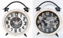 DKD Home Decor Reloj de Sobremesa Hierro y MDF Surtido de 2 Unidades
