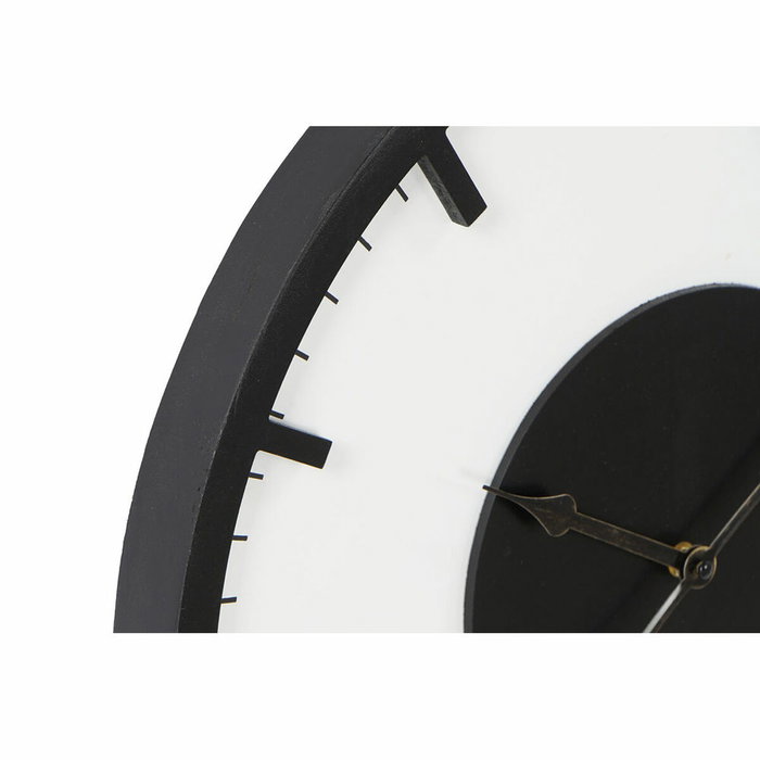 DKD Home Decor Set de 2 Relojes de Pared MDF Negro y Blanco Vintage 50x50 cm DKD Home Decor Set de 2 Relojes de Pared MDF Negro y Blanco Vintage 50x50 cm