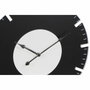 DKD Home Decor Set de 2 Relojes de Pared MDF Negro y Blanco Vintage 50x50 cm