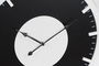 DKD Home Decor Reloj de Pared Vintage Negro Blanco 50 x 50 cm (2 Unidades)