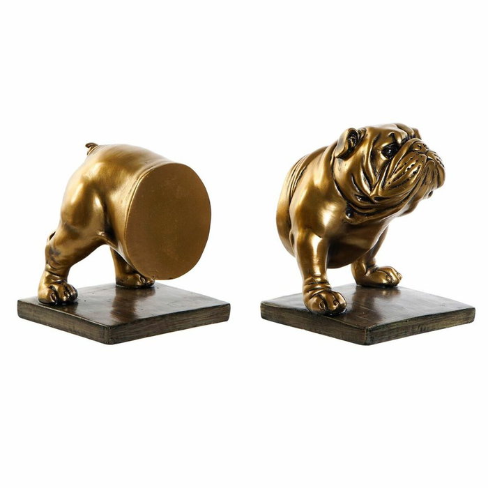 Sujetalibros DKD Home Decor RF-174885 Bulldog 11 x 12 x 14 cm Resina Perro Moderno Sujetalibros DKD Home Decor RF-174885 Bulldog 11 x 12 x 14 cm Resina Perro Moderno