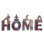 DKD Home Decor Set de 4 Figuras Home Yoga en Resina Multicolor
