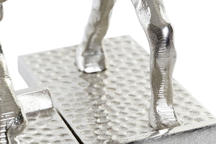 Sujetalibros Moderno DKD Home Decor Plateado 8.4 x 15 x 16 cm Set de 2 Sujetalibros Moderno DKD Home Decor Plateado 8.4 x 15 x 16 cm Set de 2