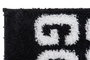 DKD Home Decor Alfombra Negro Blanco 80 x 50 cm