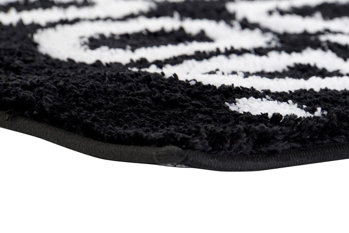 DKD Home Decor Alfombra Negro Blanco 80 x 50 cm