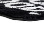DKD Home Decor Alfombra Negro Blanco 80 x 50 cm
