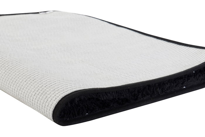 DKD Home Decor Alfombra Negro Blanco 80 x 50 cm