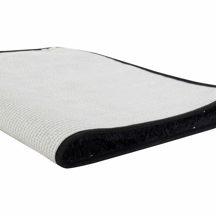 DKD Home Decor Alfombra Negro Blanco 80 x 50 cm