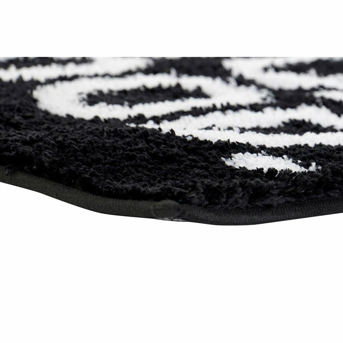DKD Home Decor Alfombra Negro Blanco 80 x 50 cm