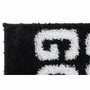 DKD Home Decor Alfombra Negro Blanco 80 x 50 cm
