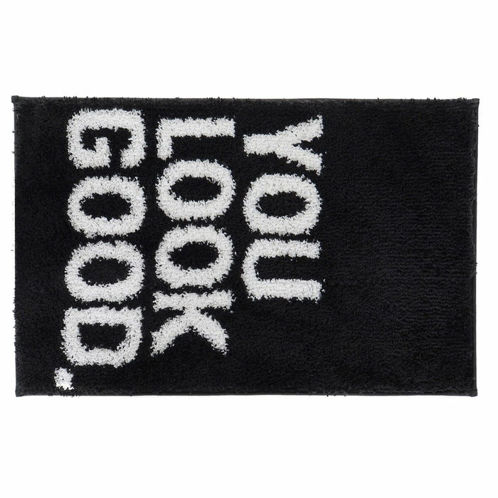 DKD Home Decor Alfombra Negro Blanco 80 x 50 cm