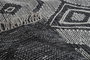 DKD Home Decor Alfombra de Algodón Dodoma 160x230 cm Negro/Blanco