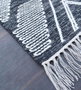 DKD Home Decor Alfombra de Algodón Dodoma 160x230 cm Negro/Blanco