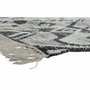 DKD Home Decor Alfombra de Algodón Dodoma 160x230 cm Negro/Blanco