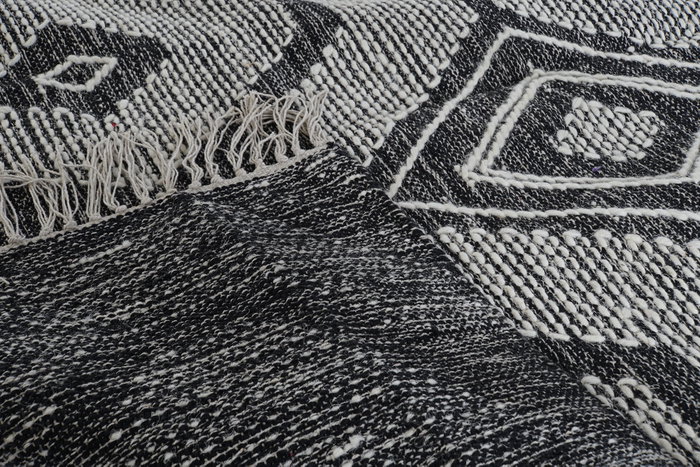 DKD Home Decor Alfombra Boho Dodoma Negro Blanco 290 x 1 x 200 cm DKD Home Decor Alfombra Boho Dodoma Negro Blanco 290 x 1 x 200 cm
