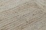 DKD Home Decor Alfombra Scandi Marron Claro Blanco Yute Algodon Polyester 180 x 120 cm