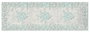 DKD Home Decor Alfombra de Pasillo Aladin 60x240x1 cm Beige, Gris, Verde Jade