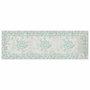 DKD Home Decor Alfombra de Pasillo Aladin 60x240x1 cm Beige, Gris, Verde Jade