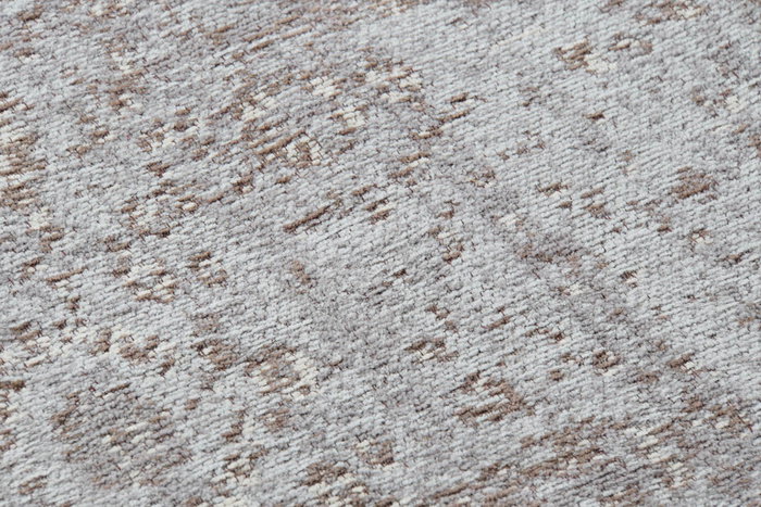 DKD Home Decor Alfombra Árabe Aina Marrón Claro 240x60 cm Poliéster y Algodón