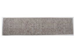 DKD Home Decor Alfombra Árabe Aina Marrón Claro 240x60 cm Poliéster y Algodón