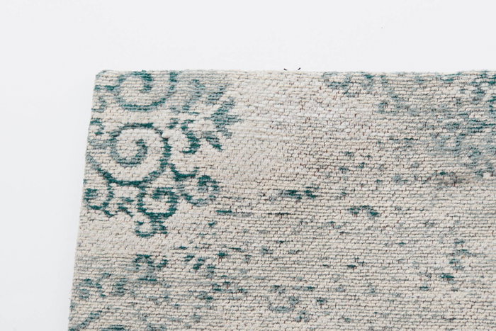 DKD Home Decor Alfombra de Pasillo Angel Azul y Blanco 60x240x1 cm