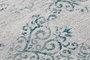 DKD Home Decor Alfombra de Pasillo Angel Azul y Blanco 60x240x1 cm