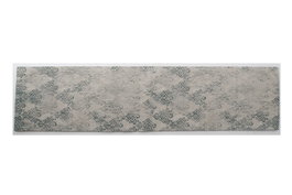 DKD Home Decor Alfombra de Pasillo Angel Azul y Blanco 60x240x1 cm