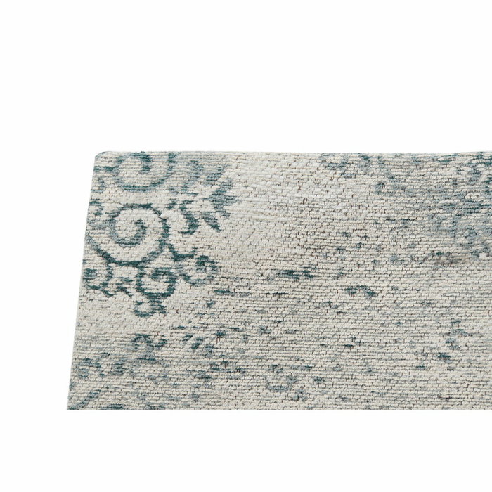 DKD Home Decor Alfombra de Pasillo Angel Azul y Blanco 60x240x1 cm