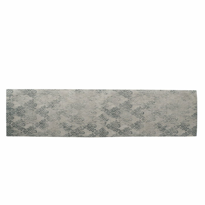 DKD Home Decor Alfombra de Pasillo Angel Azul y Blanco 60x240x1 cm