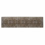 DKD Home Decor Alfombra de Pasillo Bidjar Marrón, Blanco y Negro