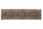 DKD Home Decor Alfombra Bidjar Arabe Marron Blanco 240 x 60 cm Algodon Chenilla Polyester
