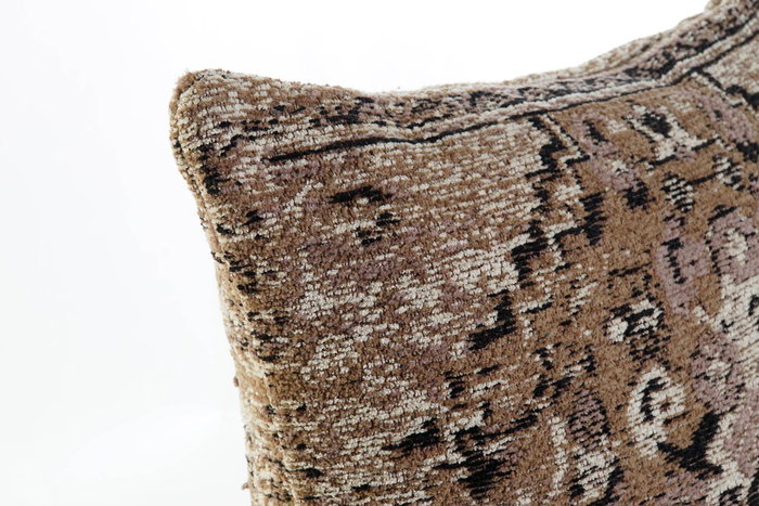 DKD Home Decor Bidjar Cojín Árabe Marrón Blanco 45x45x12 cm