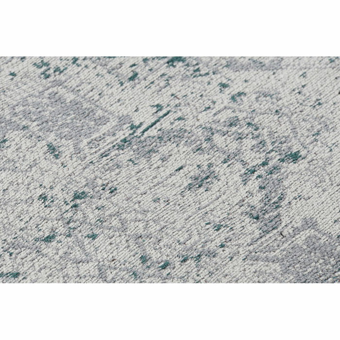 DKD Home Decor Alfombra de Pasillo Azul IMPRESSION 60x240x1 cm