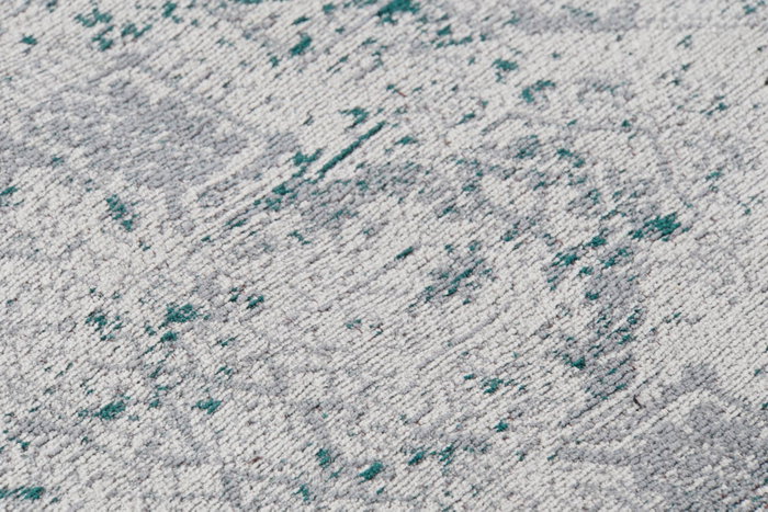 DKD Home Decor Alfombra de Pasillo Azul IMPRESSION 60x240x1 cm