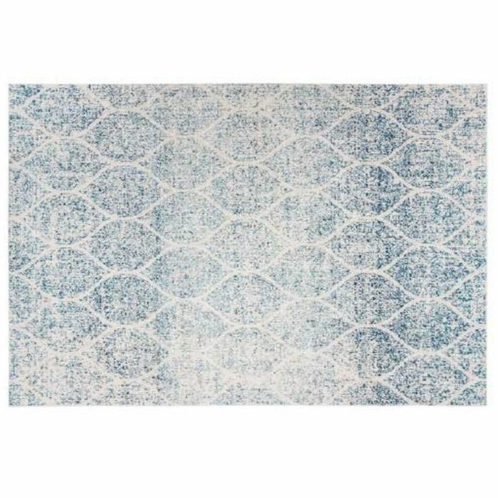 DKD Home Decor Alfombra de Chenilla y Algodón 120x180x1 cm Azul DKD Home Decor Alfombra de Chenilla y Algodón 120x180x1 cm Azul
