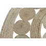 DKD Home Decor Alfombra de Yute Maru 200x200 cm Natural