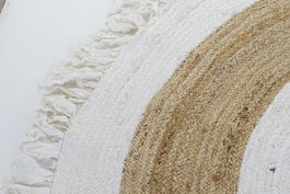 DKD Home Decor Alfombra Kaula Tropical Marron Beige 200 x 200 cm